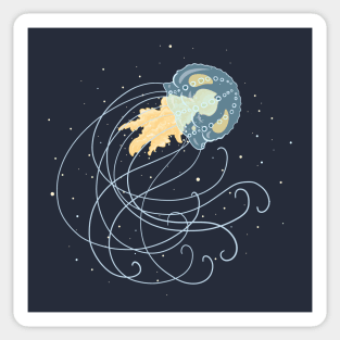 Cosmic Jellyfish Sticker